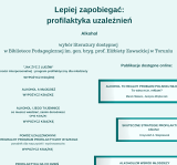 "Lepiej zapobiegać : profilaktyka uzależnień. Alkohol" - wybór literatury