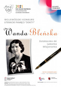 "Wanda Błeńska: działaczka Armii Krajowej, lekarka, misjonarka" - konkurs literacki