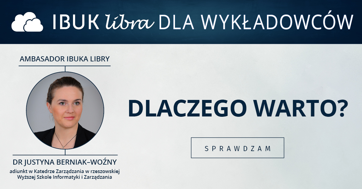 Film promnujący wykorzystanie platformy IBUK Liba przez wykładowców.