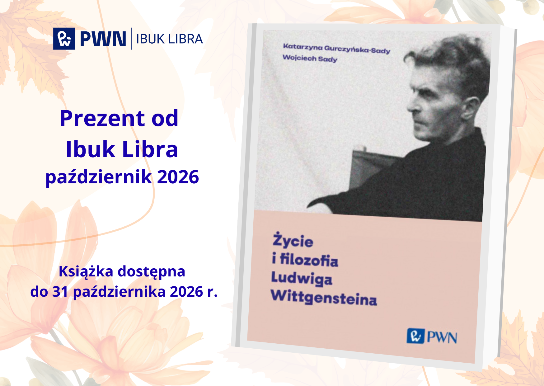 Plakat promujący prezent od PWN Ibuk Libra.