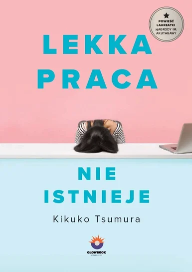 Na okładce: Dziewczyna z głową na biurku